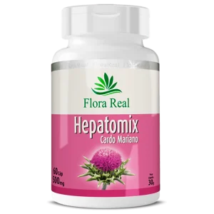 Hepatomix Cardo Mariano 60 Capsulas 500mg Flora Real